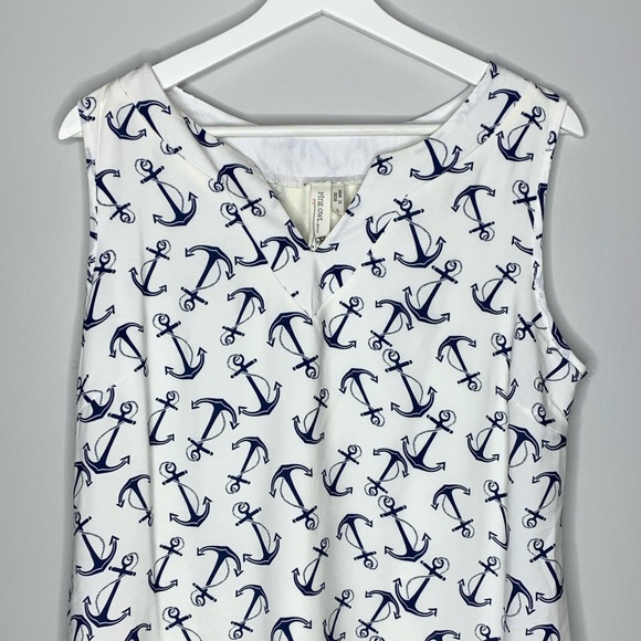 Womens’s nautical anchor dress - Picture 3 of 3